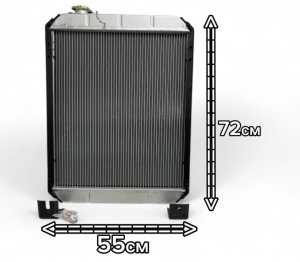 Радиатор охлаждения основной  ХАЗ - 3250 (АНТОН)  (Ш55*В73, верхний R нижний R)