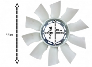 Крыльчатка вентилятора Богдан (8-97141195)
