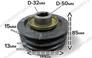 Шкив коленвала  Jac 1045