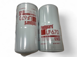Фильтр масляный Fleetguard LF670 (P551670 /CS1477/LF3356/ 51970/25010495) Резьба 1 1/2-12 UNS-2B - 2